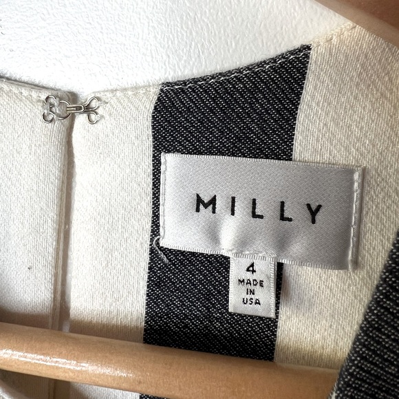 Milly Maya Navy Stripe Dress, 4 - Picture 2 of 8